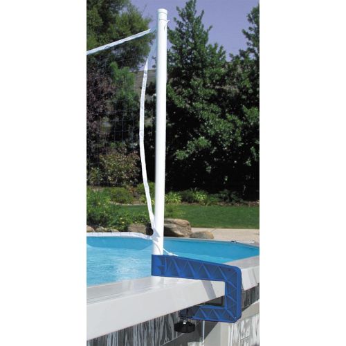  Poolmaster Above-Ground Mounted Poolside Volleyball Game