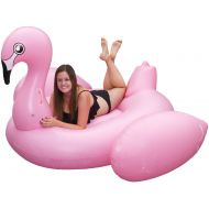 /Poolmaster Jumbo Swimming Pool Float Rider, Flamingo