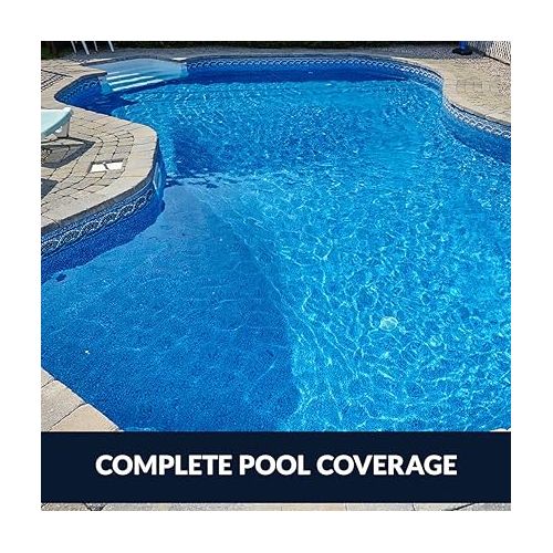  Hayward W3PVS20GST Poolvergnuegen Suction Pool Cleaner for In-Ground Pools up to 16 x 32 ft. (Automatic Pool Vaccum), Gray