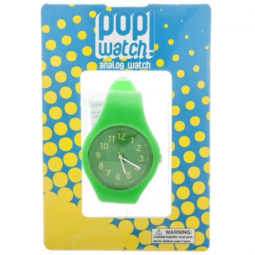  Pop Kids Round Rubber Green Sport Watch by Xtreme