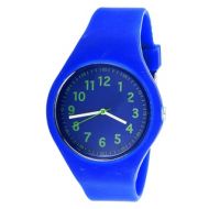 Pop Kids Round Rubber Navy Blue Sport Watch by Airwalk