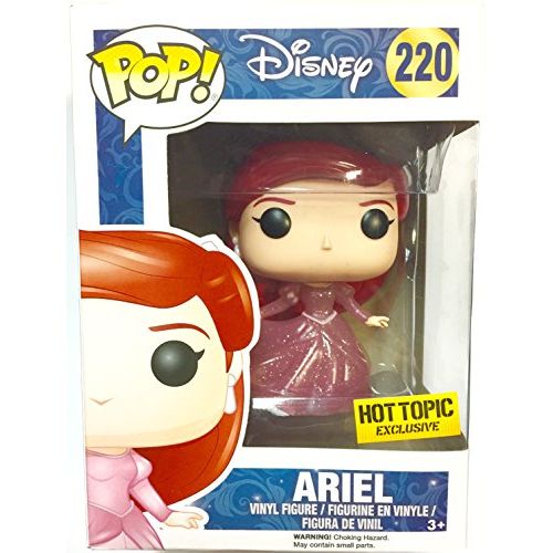  Pop! Funko POP Disney: The Little Mermaid Ariel (Glitter) #220