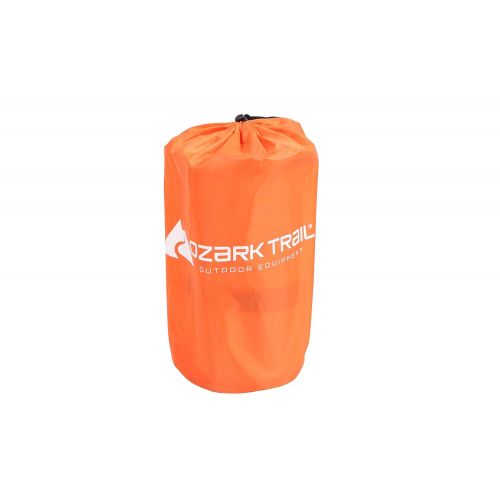  Pop OZARK TRAIL| 10-Person| Instant Lighted Cabin Tent Bundle Lightweight| Insulated| Self-Inflating Air Pad|Orange|