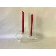 PopUpModern Vintage Mid Century Modern Lucite Acrylic Candle Holder