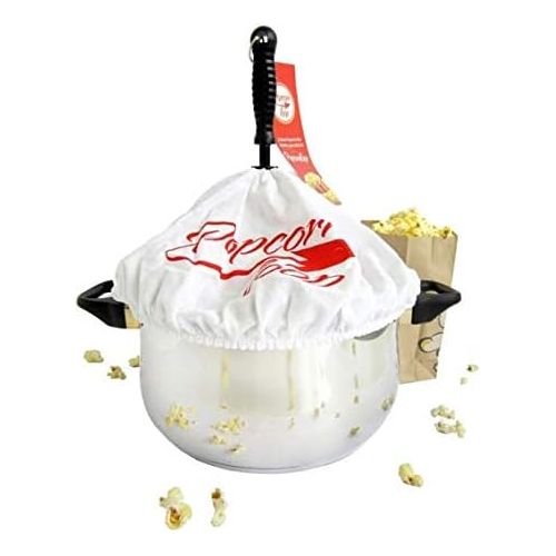  [아마존베스트]Popcornloop Home cinema set consisting of 1 x popcornloop stirrer, 1 x replacement hood, 1 x gold quality popcorn corn 500 g - popcorn maker popcorn maker popcorn machine - making