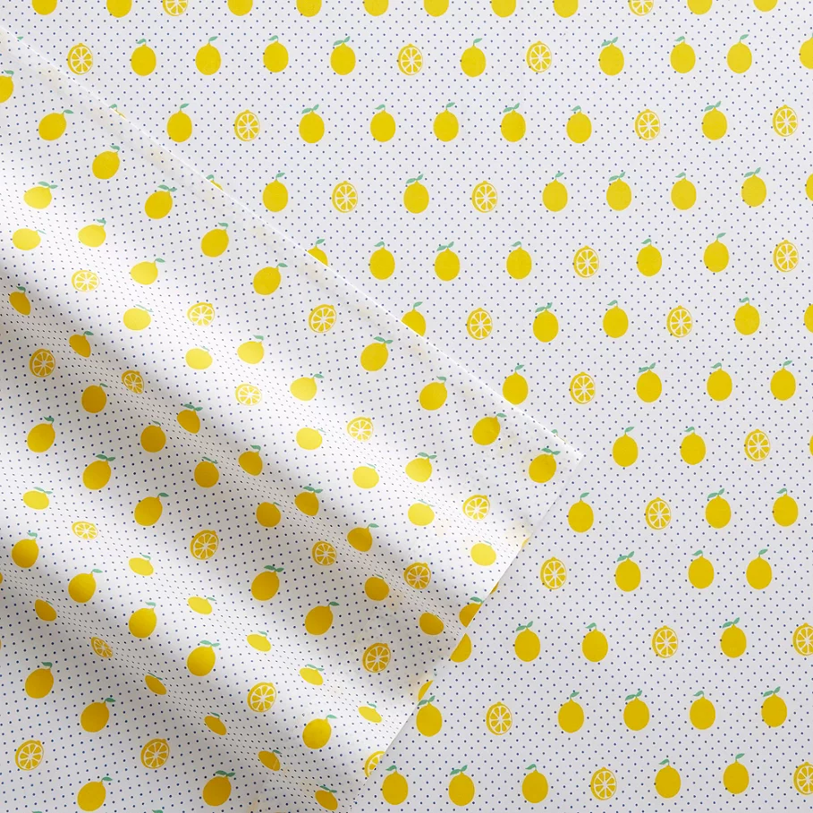  Poppy & Fritz Lemons 200-Thread-Count Sheet Set in Yellow