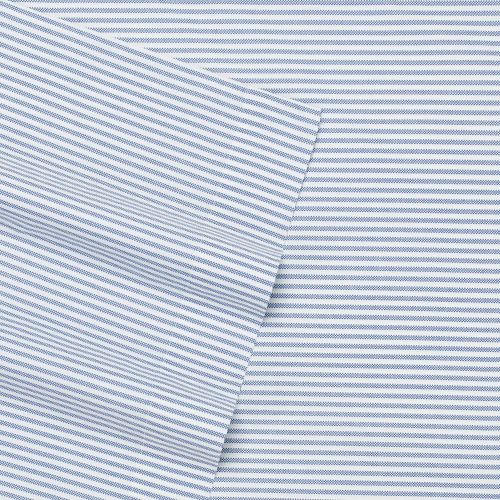  Poppy & Fritz Oxford Stripe Sheet Set Queen Blue
