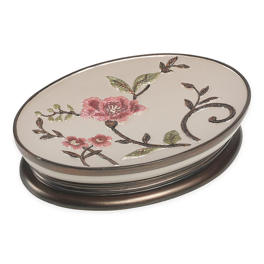 Popular Bath Larissa Soap Dish in Rose