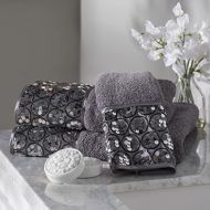 Popular Bath Bath Towels, Sinatra Collection, 3-Piece Set, Silver