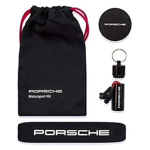  Porsche Motorsport Men's Team Black Polo w/Motorsport Kit