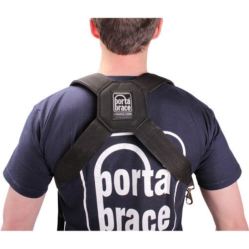  PortaBrace AH-2L Padded Audio Harness with Belt (Large) - for Audio Equipment Cases