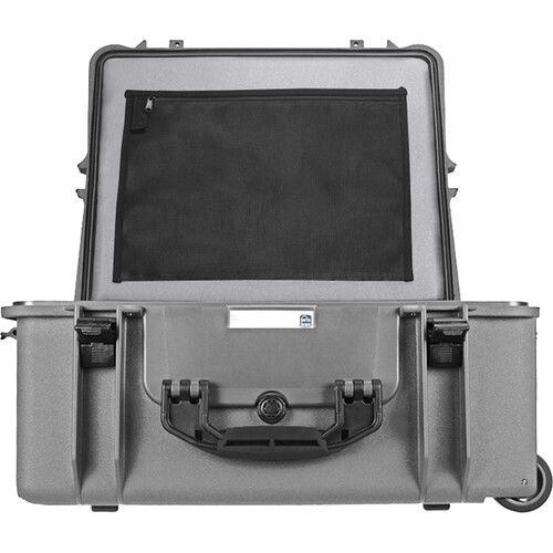  PortaBrace Rolling Hard Case with Padded Divider Kit & Pouches for DJI FPV Drone