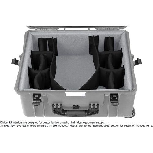  PortaBrace Rolling Hard Case with Padded Divider Kit & Pouches for DJI FPV Drone