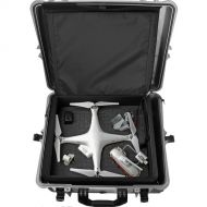 PortaBrace Wheeled Hard Case & Backpack System for Drone or Camera (Silver, Black)