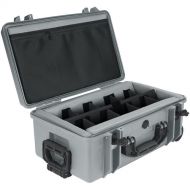 PortaBrace PB-2550 Hard Case with Premium Divider Kit (Silver Platinum)