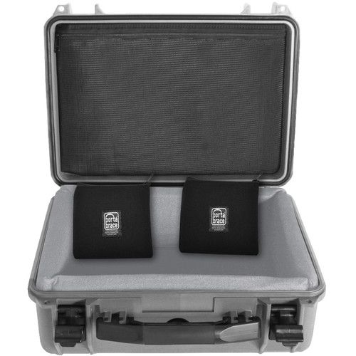  PortaBrace PB-2400DKP Hard Case with Custom Foam (Silver Platinum)