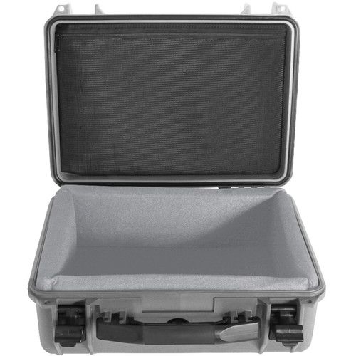  PortaBrace PB-2400DKP Hard Case with Custom Foam (Silver Platinum)