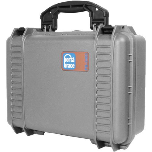  PortaBrace PB-2400DKP Hard Case with Custom Foam (Silver Platinum)