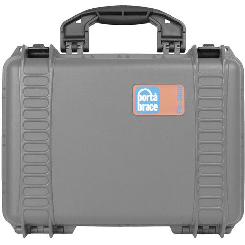  PortaBrace PB-2400DKP Hard Case with Custom Foam (Silver Platinum)