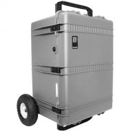PortaBrace Trunk-Style Hard Case with Off-Road Wheels without Foam (Platinum)