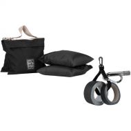 PortaBrace Heavy-Duty Sandbag with Gaffer Tape (15 lb, Black, Empty)