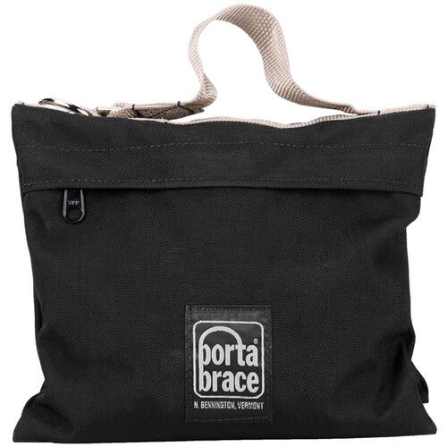  PortaBrace Heavy-Duty Sandbag with Gaffer Tape (15 lb, Black, Empty)