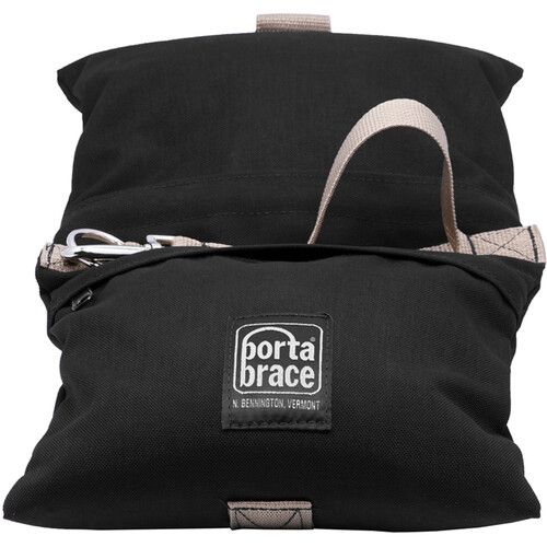  PortaBrace Heavy-Duty Sandbag with Gaffer Tape (15 lb, Black, Empty)