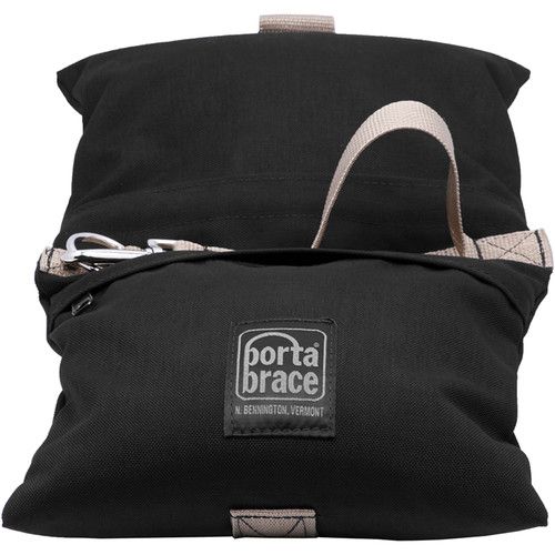  PortaBrace Heavy-Duty Cordura Sandbag (15 lb, Black, Empty)