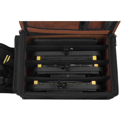  PortaBrace Rigid Framed Case for ikan Mylo MSB8 3-Light Kit (Black)