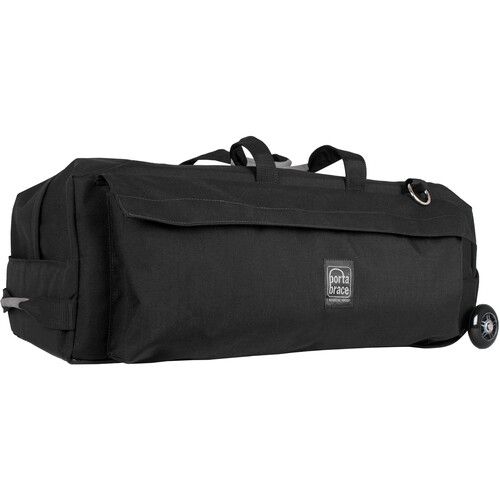  PortaBrace Light Run Bag with Off-Road Wheels for Lights & Accessories (Black)