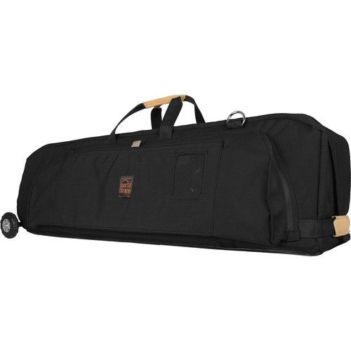  PortaBrace Wheeled C-Stand Carrying Case with Accessory Pouch & Sand Bag (Black)