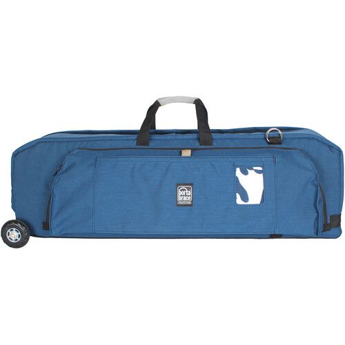  PortaBrace Wheeled C-Stand Carrying Case with Accessory Pouch & Sand Bag (Signature Blue)