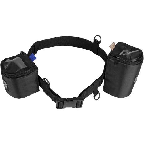  PortaBrace Waist Belt with 2 Lens Cups (Black)