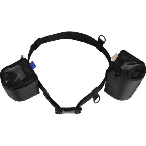  PortaBrace Waist Belt with 2 Lens Cups (Black)