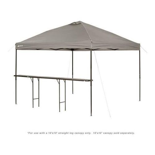  Portable Ozark Trail Bar Height 10 Folding Canopy Table