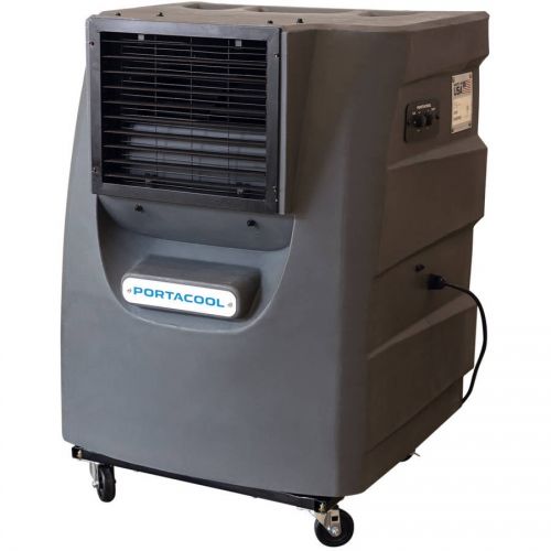  Portacool PACCY130 Cyclone 130 Indoor/Outdoor Patio, Garage, Camping Portable 2 Speed 700 Square Foot Evaporative Swamp Air Cooler with 16 Gallon Tank