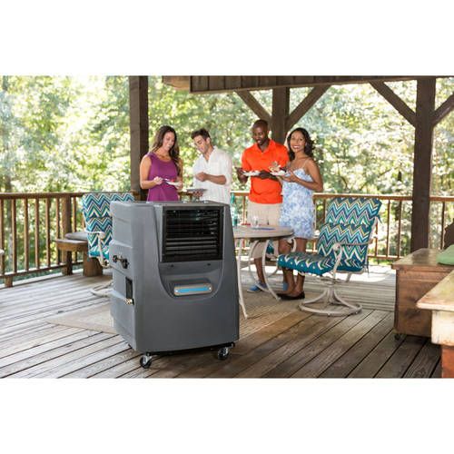  Portacool PACCY130 Cyclone 130 Indoor/Outdoor Patio, Garage, Camping Portable 2 Speed 700 Square Foot Evaporative Swamp Air Cooler with 16 Gallon Tank