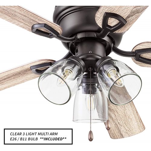  Portage Bay 51436 Renton Ceiling Fan, 42, Bronze