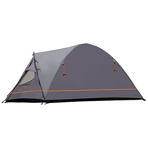  Portal Bravo 3 Campingzelt fuer 3 Personen Outdoor Kuppelzelt mit 4000 mm Wassersaule Familienzelt