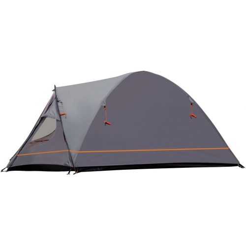  Portal Bravo 3 Campingzelt fuer 3 Personen Outdoor Kuppelzelt mit 4000 mm Wassersaule Familienzelt