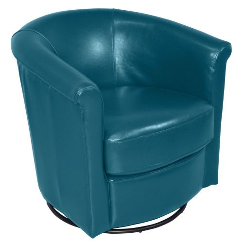  Porter Designs AC213 Marvel Swivel Accent Chair, Blue