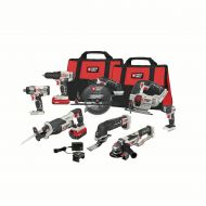 Porter-Cable PORTER CABLE 20-Volt Max Lithium-Ion 8 Tool Combo Kit, PCCK619L8