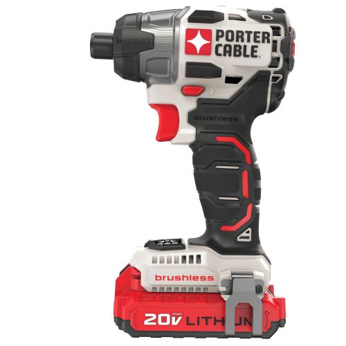  Porter-Cable PORTER CABLE 20-Volt Max Lithium-Ion 14-Inch Brushless Impact Driver, PCCK647LB