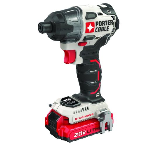  Porter-Cable PORTER CABLE 20-Volt Max Lithium-Ion 14-Inch Brushless Impact Driver, PCCK647LB