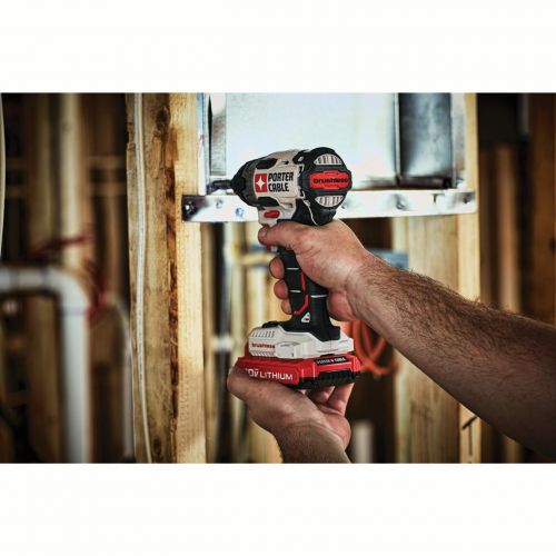  Porter-Cable PORTER CABLE 20-Volt Max Lithium-Ion 14-Inch Brushless Impact Driver, PCCK647LB