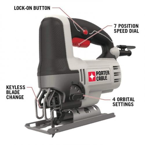  Porter-Cable PORTER CABLE PCE345 - 6-Amp Orbital Jig Saw