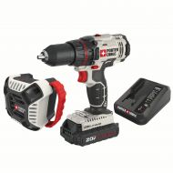 PORTER-CABLE PORTER CABLE PCCK607LA 20V MAX Lithium-Ion 12-Inch Cordless Drill and Blue Tooth Radio Combo Kit