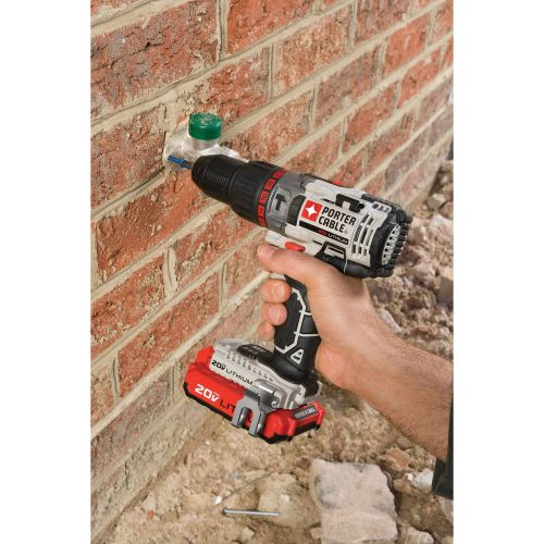  Porter-Cable PORTER CABLE PCC620LB 20V MAX Lithium-Ion Cordless 12-Inch Hammer Drill Kit