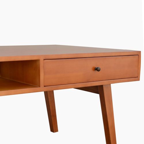  Porthos Home Mid-Century Mansfield Coffee Table, Natural