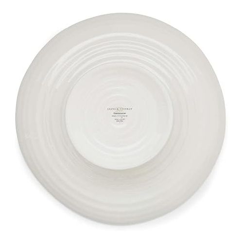  Portmeirion Sophie Conran White Mini Cake Stand | 6.5 Inch Cupcake Stand for Dessert Display at Weddings and Birthday Parties | Made from Fine Porcelain